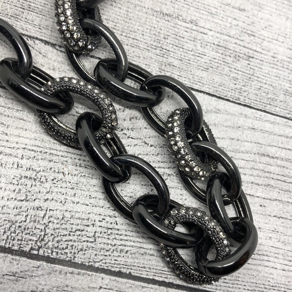 Coldwater Creek gunmetal chunky chain necklace. - Picture 5 of 7